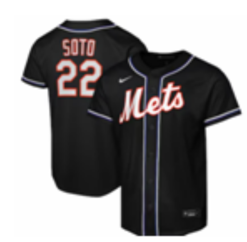 Men New York Mets #22 Soto black 2025 MLB Nike jersey 0528001